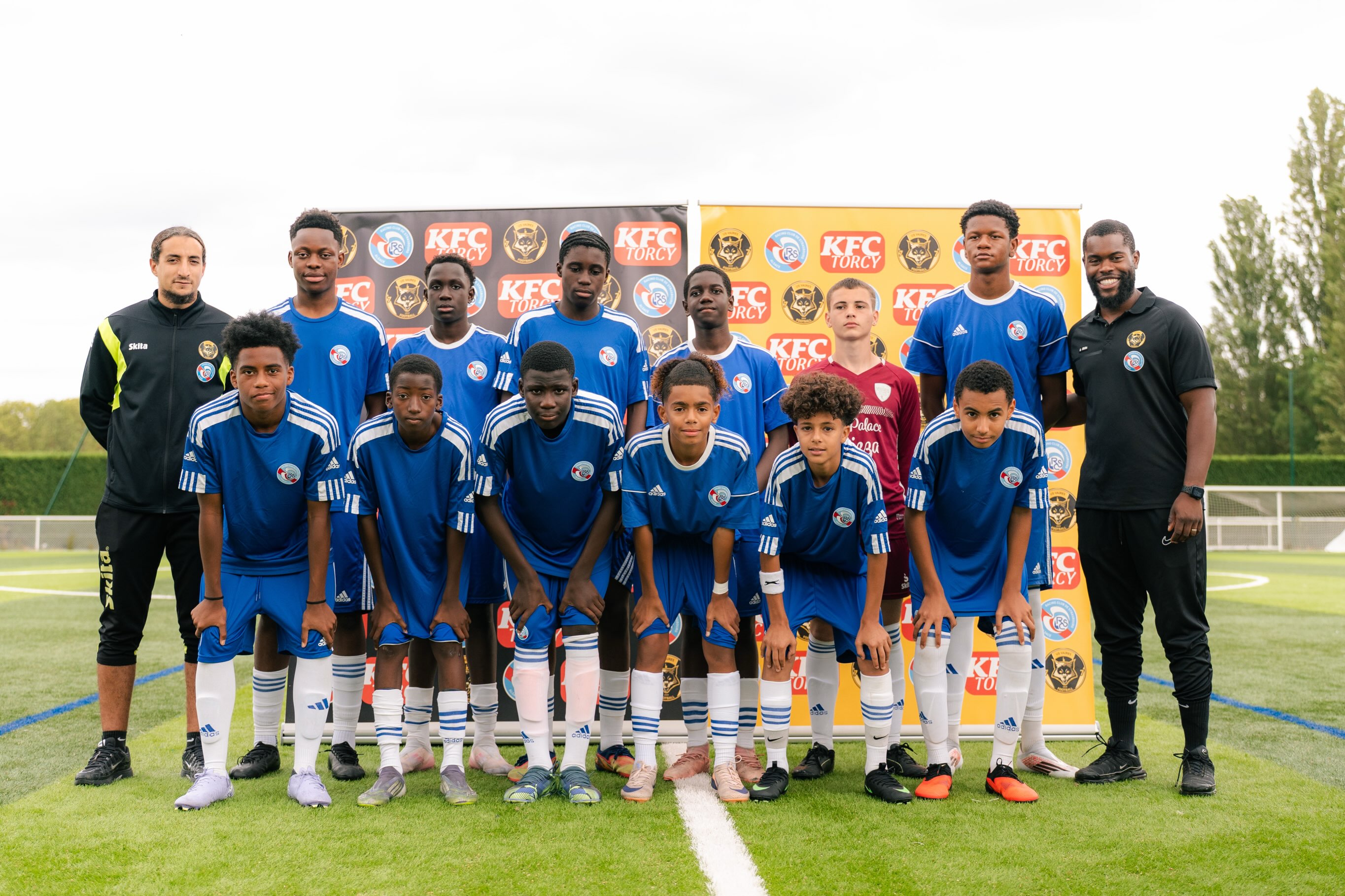 Photo d'équipe du RC Strasbourg à la Paname Cup U14 2026