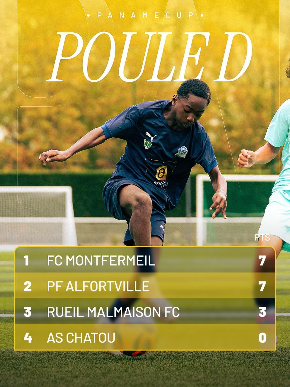 Classement officiel de la poule D