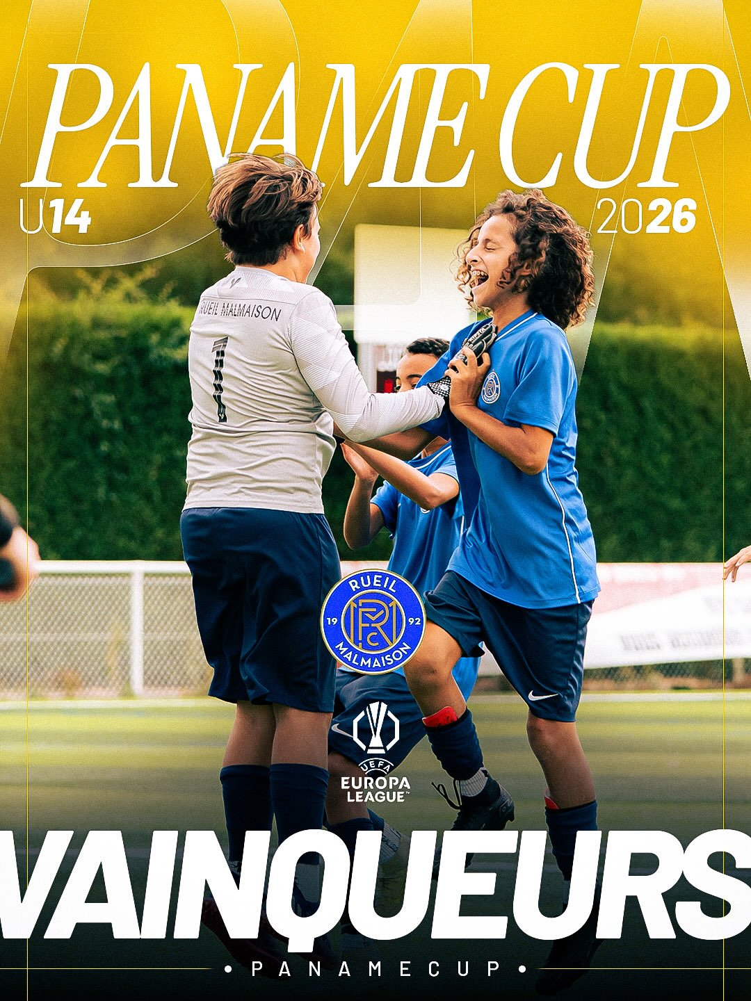 Rueil-Malmaison FC, vainqueur Europa League de la Paname Cup U14 2026